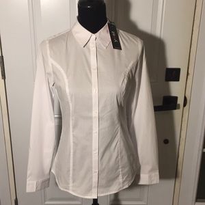 Yest Yade 29421B White Women’s Blouse Shirt Size 14W